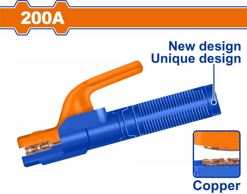 WADFOW Τσιμπίδα ηλεκτροκόλλησης 200mm / 200Α (WEH1A02)