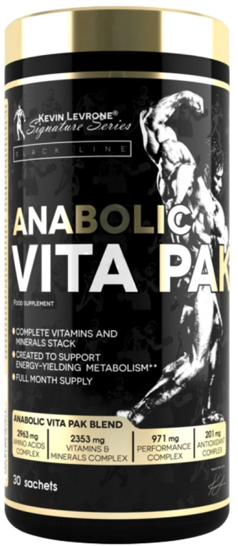 Kevin Levrone Black Line Anabolic Vita Pak [30 Πακέτα]