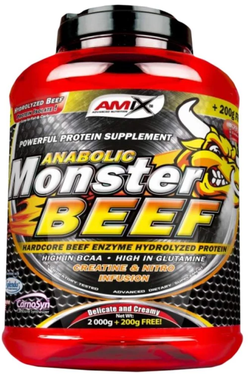 AMIX Nutrition Monster Beef Protein [1000 Γραμμάρια] Φράουλα και μπανάνα