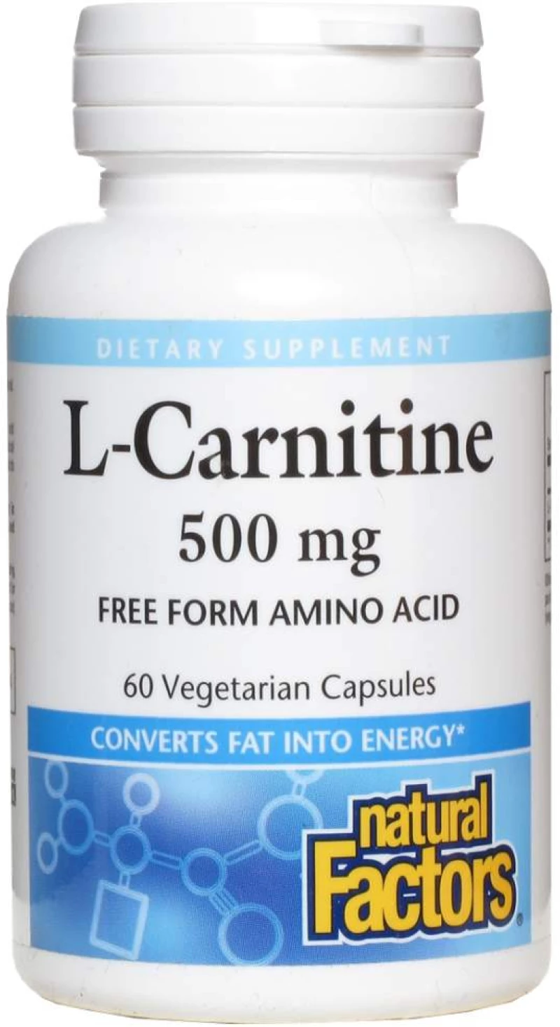 Natural Factors L-Carnitine 500 mg [60 Κάψουλες]