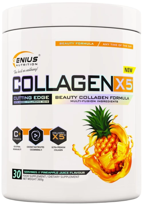 Genius Nutrition Collagen X5 [360 Γραμμάρια] Ανανάς