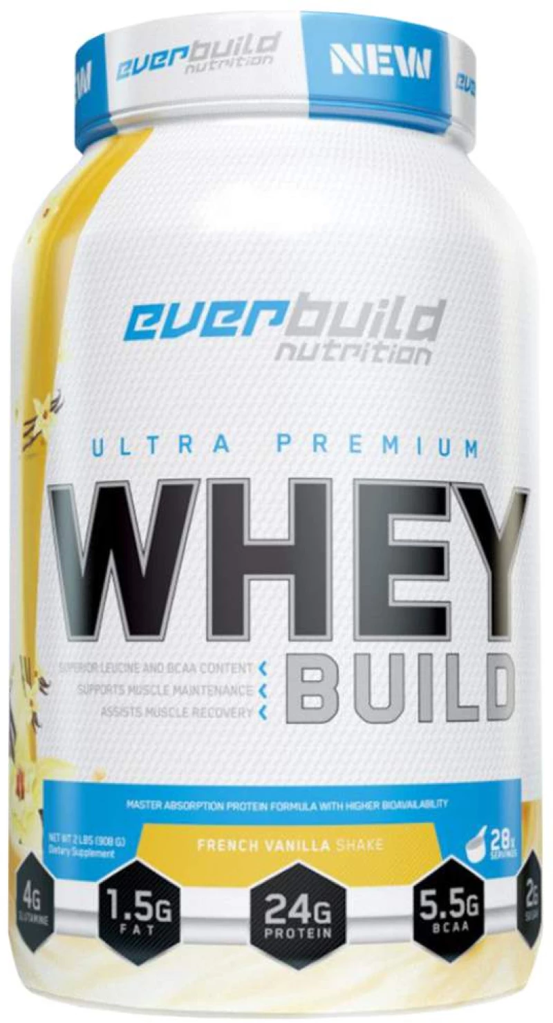 EverBuild Ultra Premium Whey Build [908 Γραμμάρια] Μηλόπιτα