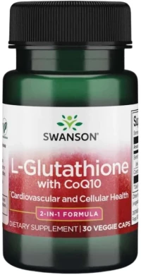 Swanson L-Glutathione with CoQ10 [30 Κάψουλες]
