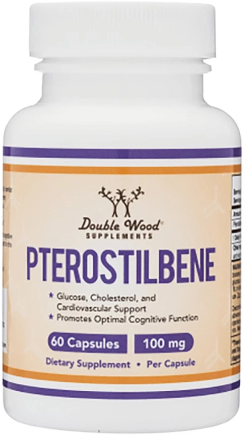 Double Wood Supplements Pterostilbene 100 mg [60 Κάψουλες]