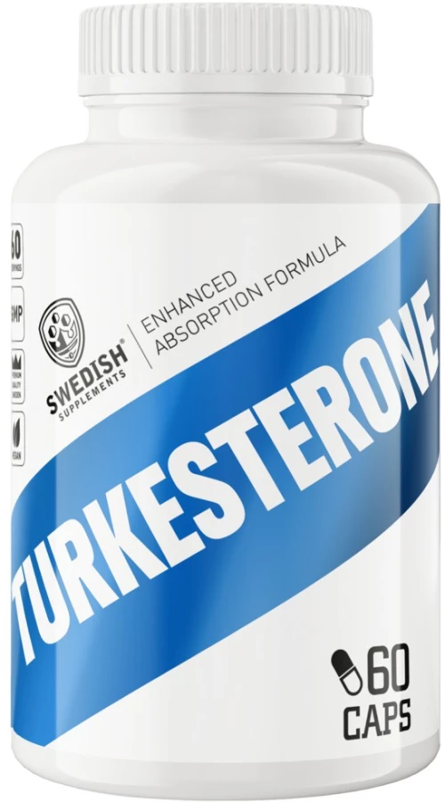 Swedish Supplements Turkesterone 500 mg | + AstraGin® Nutrient Absorption [60 Κάψουλες]