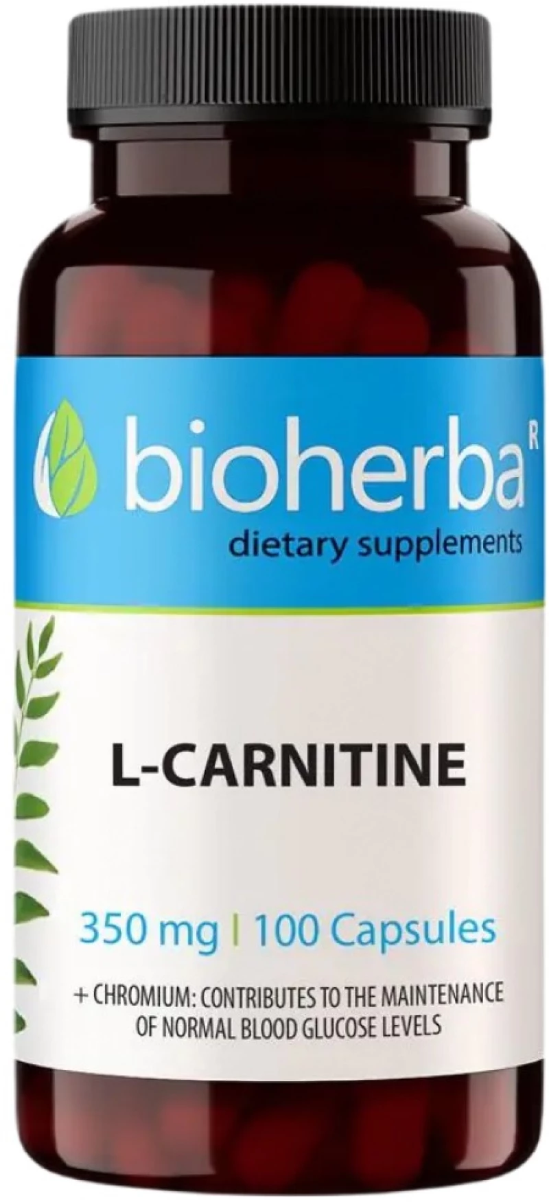 Bioherba L-Carnitine 350 mg [100 Κάψουλες]