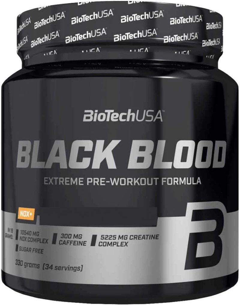 BioTech USA Black Blood NOX+ [330 Γραμμάρια] Κόκκινο πορτοκάλι