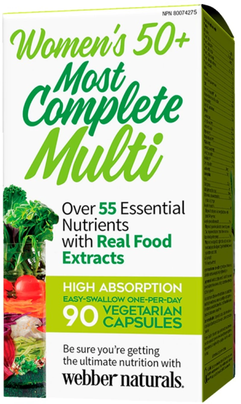 Webber Naturals Women’s Most Complete Multi 50+ [90 Κάψουλες]