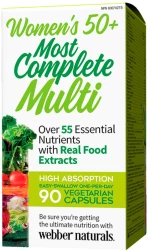 Webber Naturals Women’s Most Complete Multi 50+ [90 Κάψουλες]
