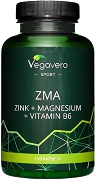Vegavero ZMA | Zinc + Magnesium + Vitamin B6 [120 Κάψουλες]
