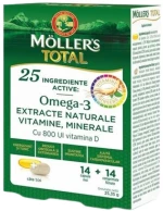 Möller's Total | Omega-3 with Natural Vitamins & Minerals [14+14 Κάψουλες]
