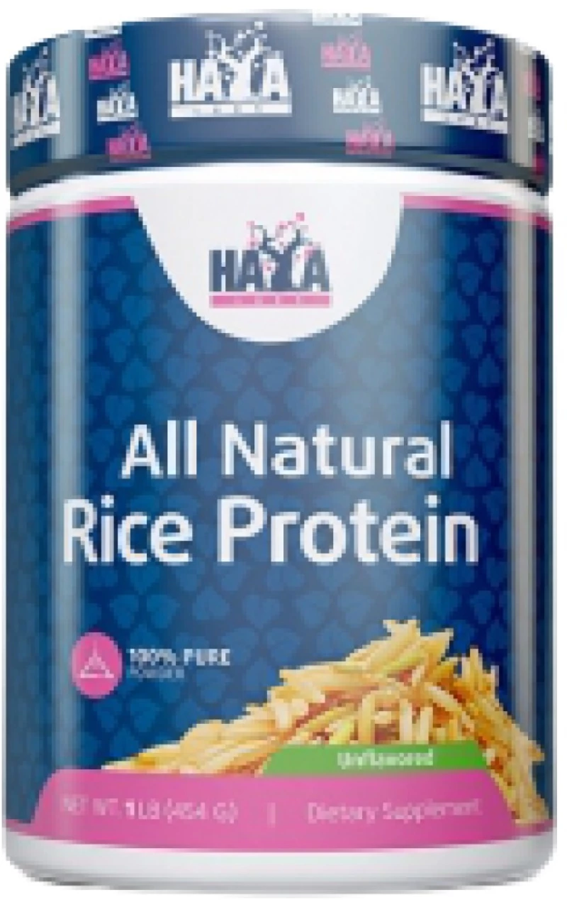Haya Labs 100% All Natural Rice Protein [454 Γραμμάρια] Χωρίς γεύση