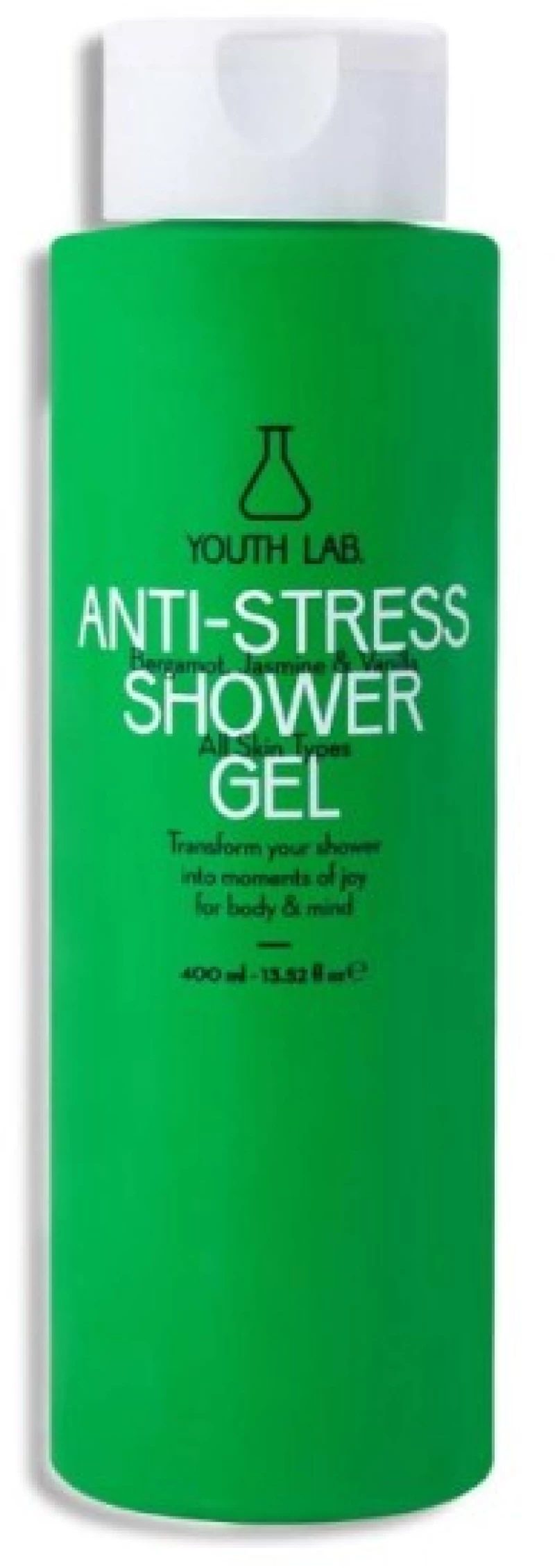 Youth Lab. Anti-Stress Shower Gel Pergamot, Jasmine & Vanilla 400ml