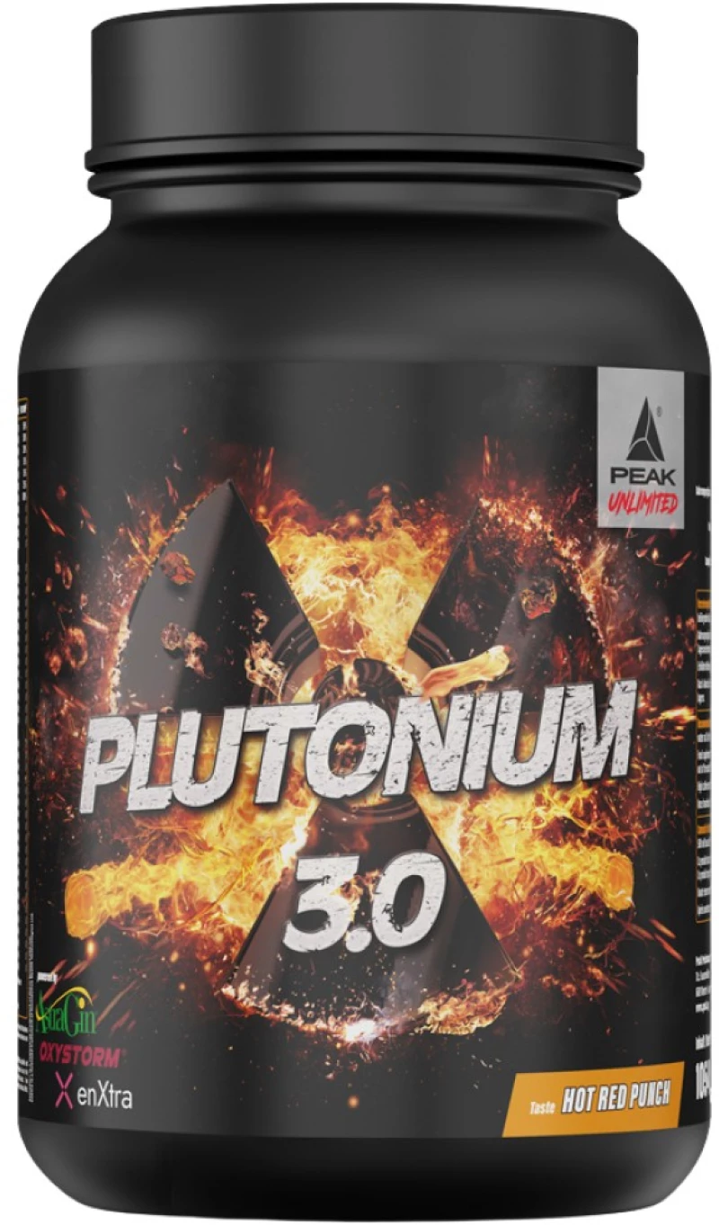 PEAK Nutrition Plutonium 3.0 | All-in-One Pre-Workout [1054 грама + 63 Κάψουλες] Red Punch