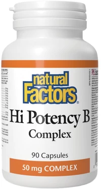 Natural Factors Hi Potency B Complex [90 Κάψουλες]