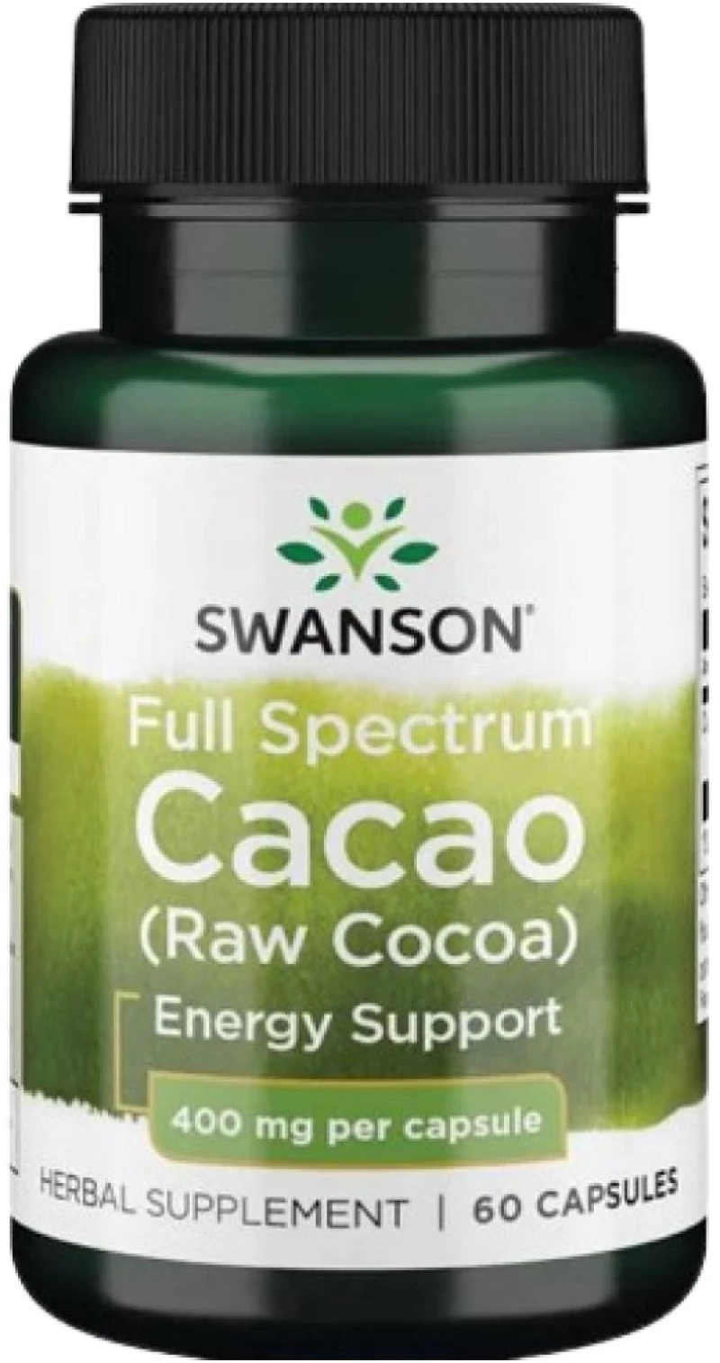 Swanson Full Spectrum Cacao 400 mg [60 Κάψουλες]