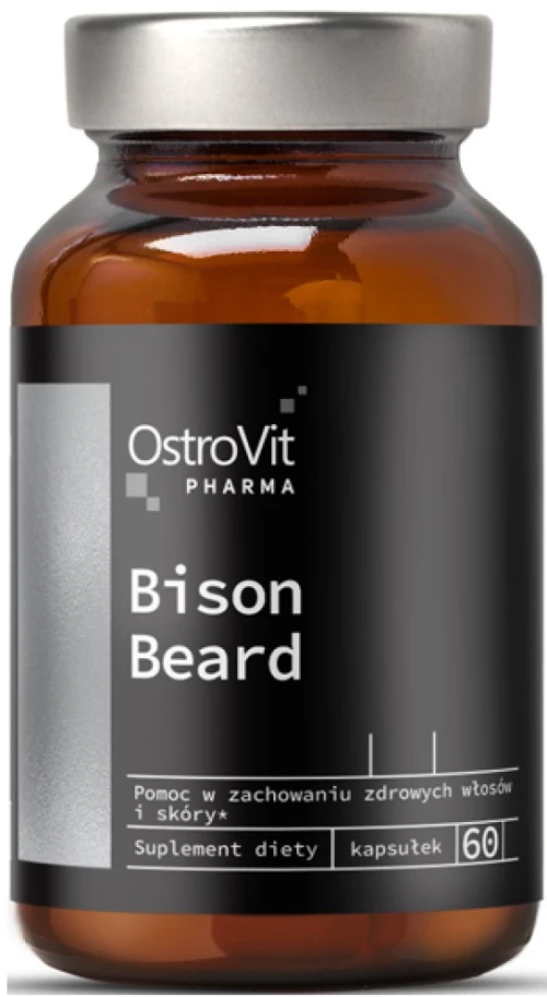 OstroVit Bison Beard / Men's Beard Care [60 Κάψουλες]