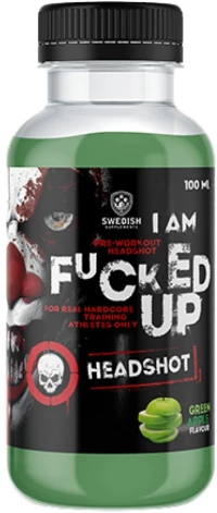 Swedish Supplements I am F#CKED UP Headshot [100 ml] Πράσινο μήλο