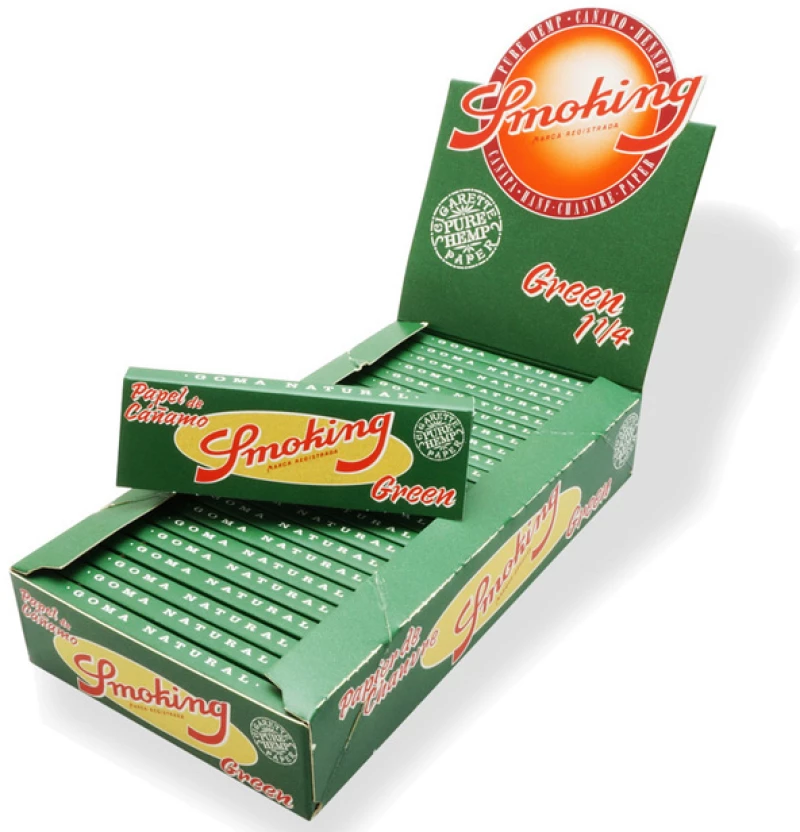 Smoking Χαρτάκια - Green 1¼ 50φ.