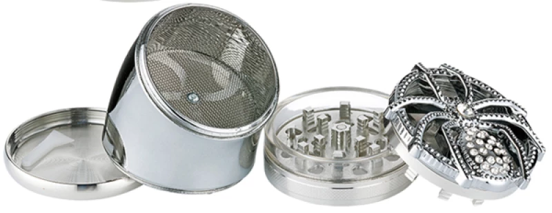 Super Heroes Grinder Τρίφτης 70mm Spider με Γωνία 45° - 4 Parts