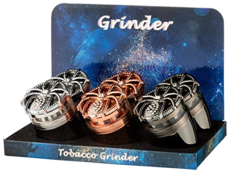Super Heroes Grinder Τρίφτης 70mm Spider με Γωνία 45° - 4 Parts