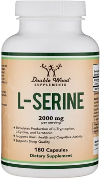 Double Wood Supplements L-Serine 2000 mg [180 Κάψουλες]