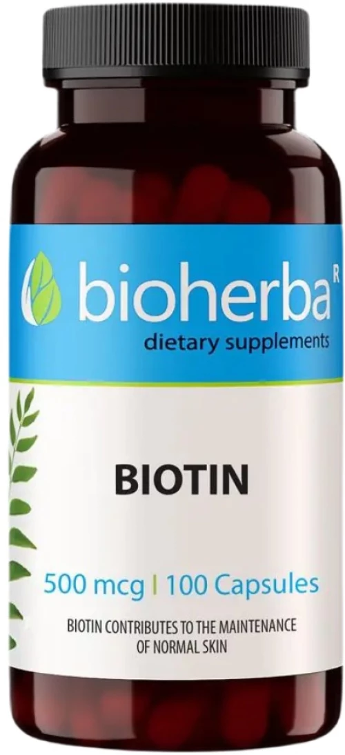 Bioherba Biotin 500 mcg [100 Κάψουλες]