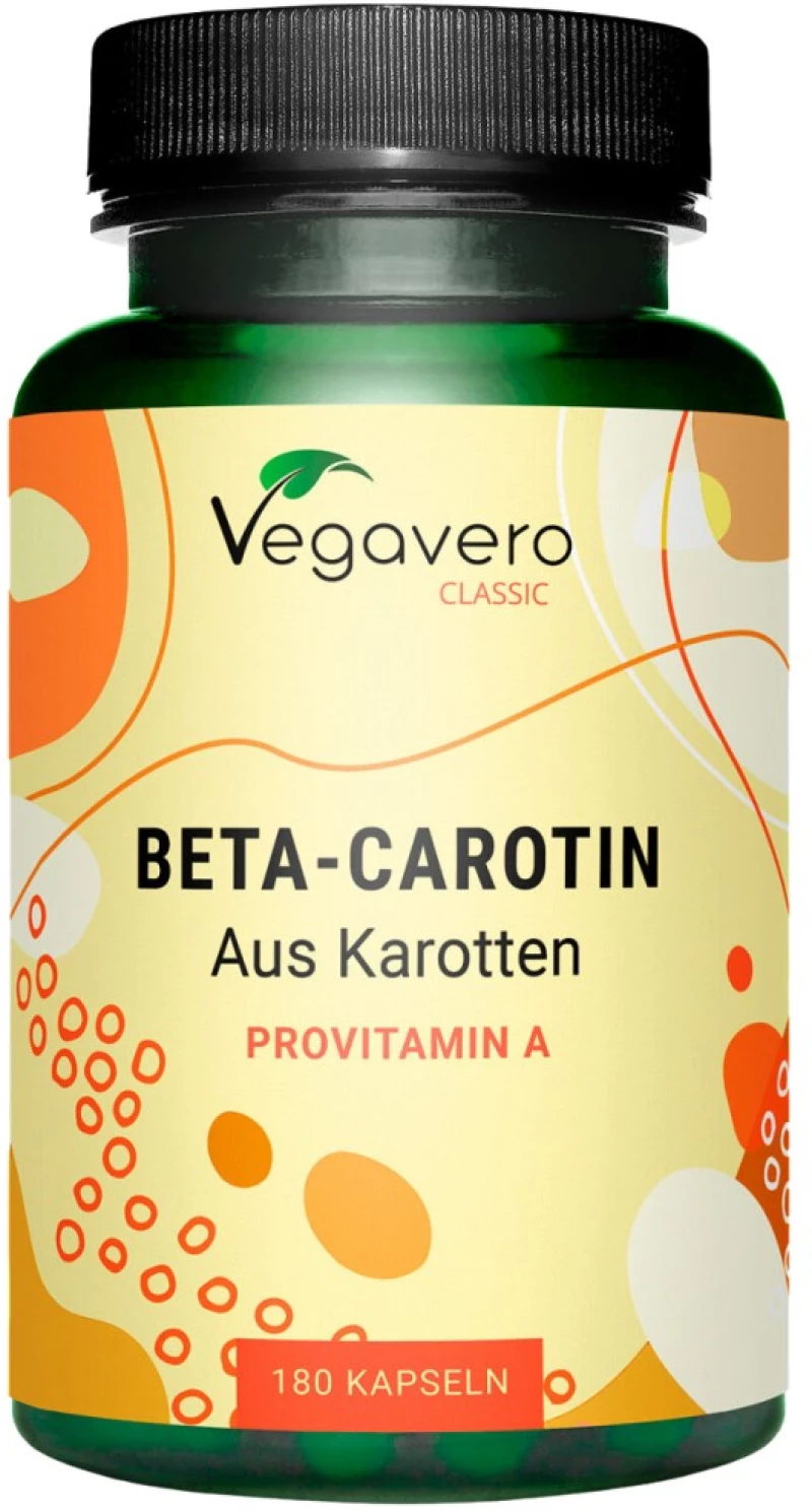 Vegavero Beta Carotene 1167 mcg [180 Κάψουλες]