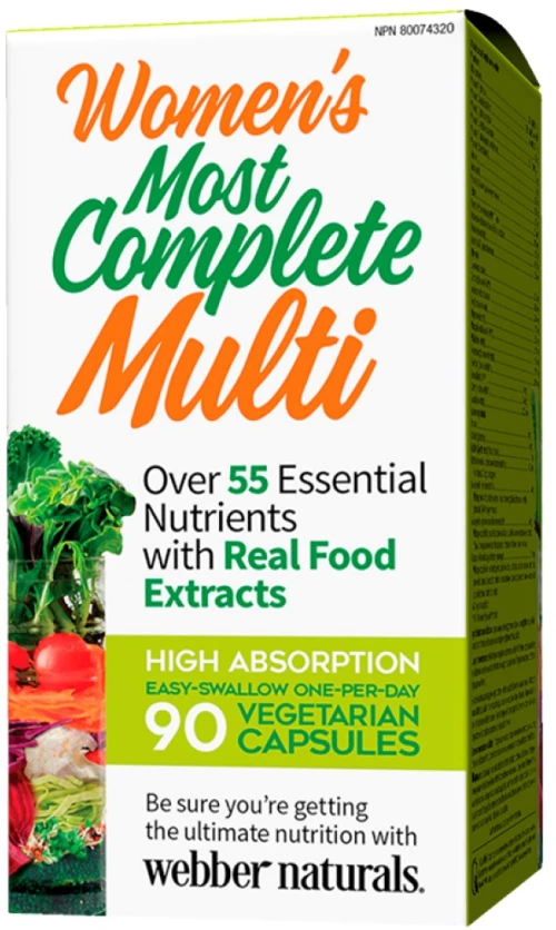 Webber Naturals Women’s Most Complete Multi [90 Κάψουλες]
