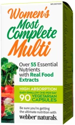 Webber Naturals Women’s Most Complete Multi [90 Κάψουλες]