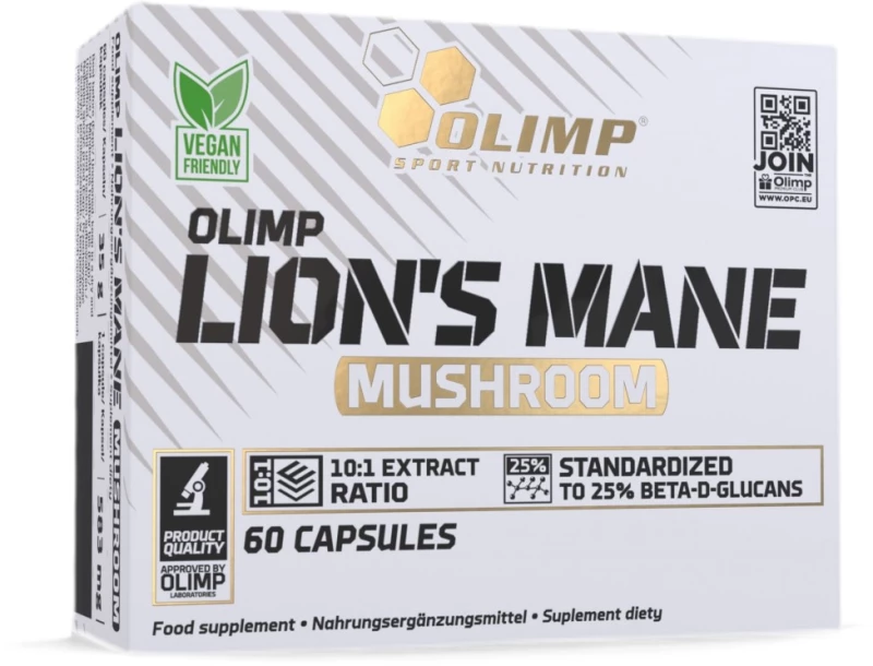 Olimp Sport Nutrition Lion's Mane Mushroom 500 mg [60 Κάψουλες]