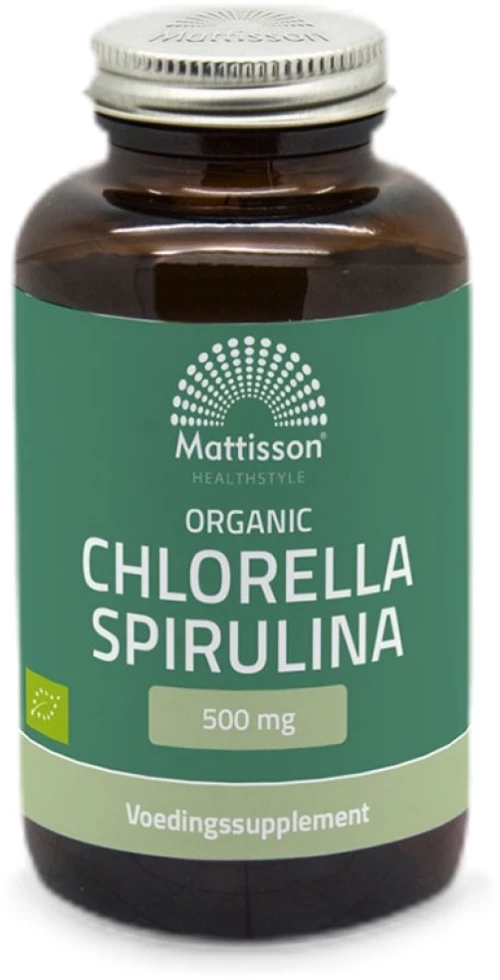 Mattisson Healthstyle Chlorella Spirulina 500 mg [240 Ταμπλέτες]