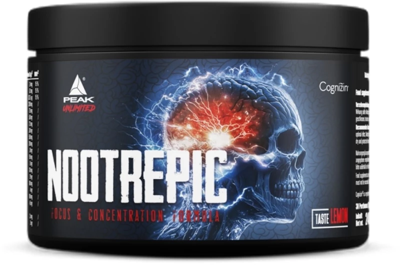 PEAK Nutrition NootrEpic | with Choline, Bacopa & Rhodiola [240 Γραμμάρια] Κεράσι