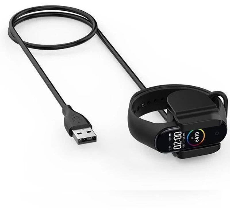 Καλώδιο Φόρτισης για Xiaomi Mi Band 4 (30cm) (Μαύρο) (OEM)