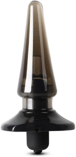 Black Vibrating Anal Plug