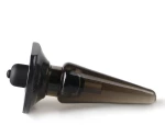 Black Vibrating Anal Plug
