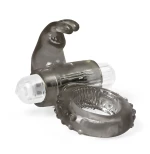 I Love Black Rabbit Vibrating Cockring