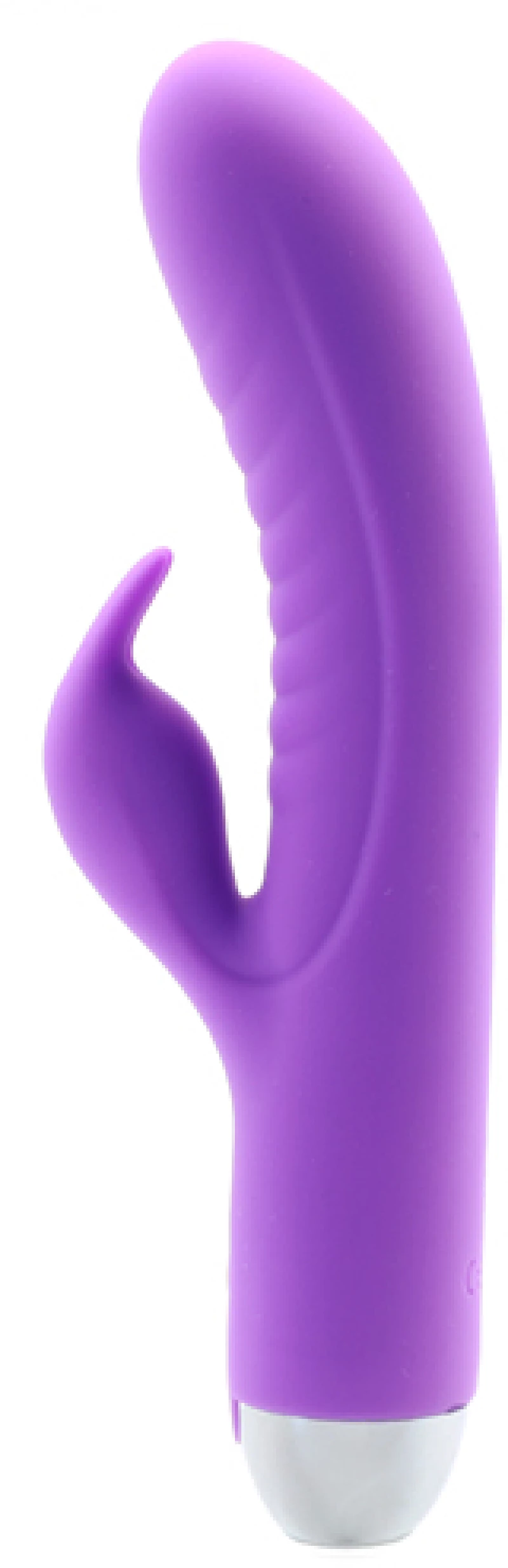 20-Speed Purple Color Silicone Rabbit Vibrator with Finger Picki