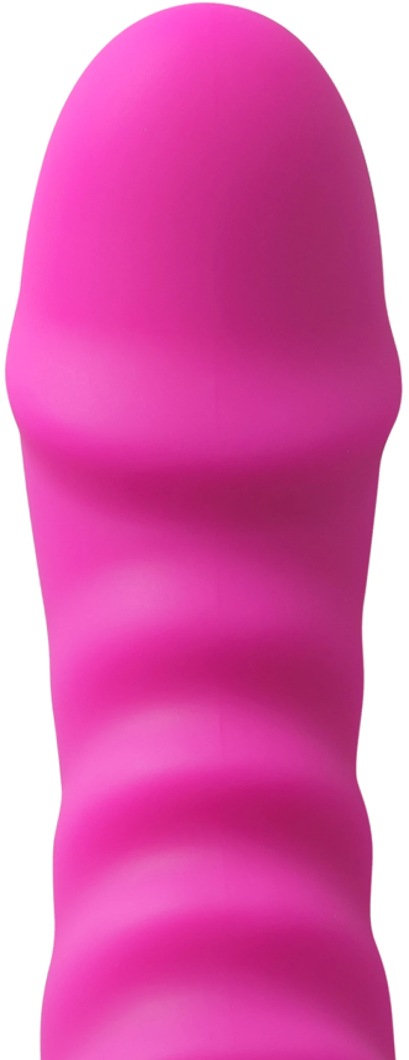 12-Speed Pink Color Rechargeable Silicone Dildo Vibrator