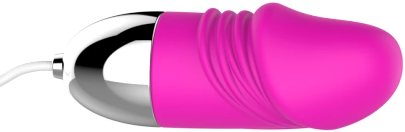 12 Speeds Pink Color Penis Shape Vibrator and Tongue Vibrator
