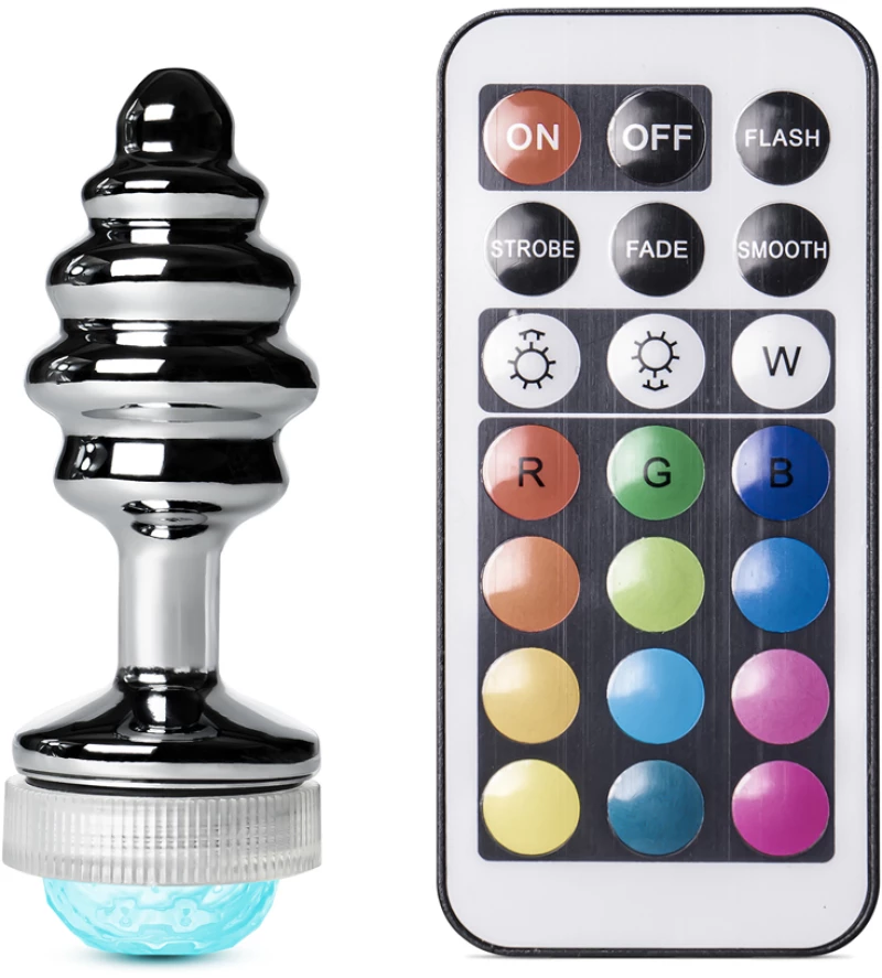 Metal Butt Plug with Light Type III ( Non Vibrating )