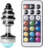 Metal Butt Plug with Light Type III ( Non Vibrating )