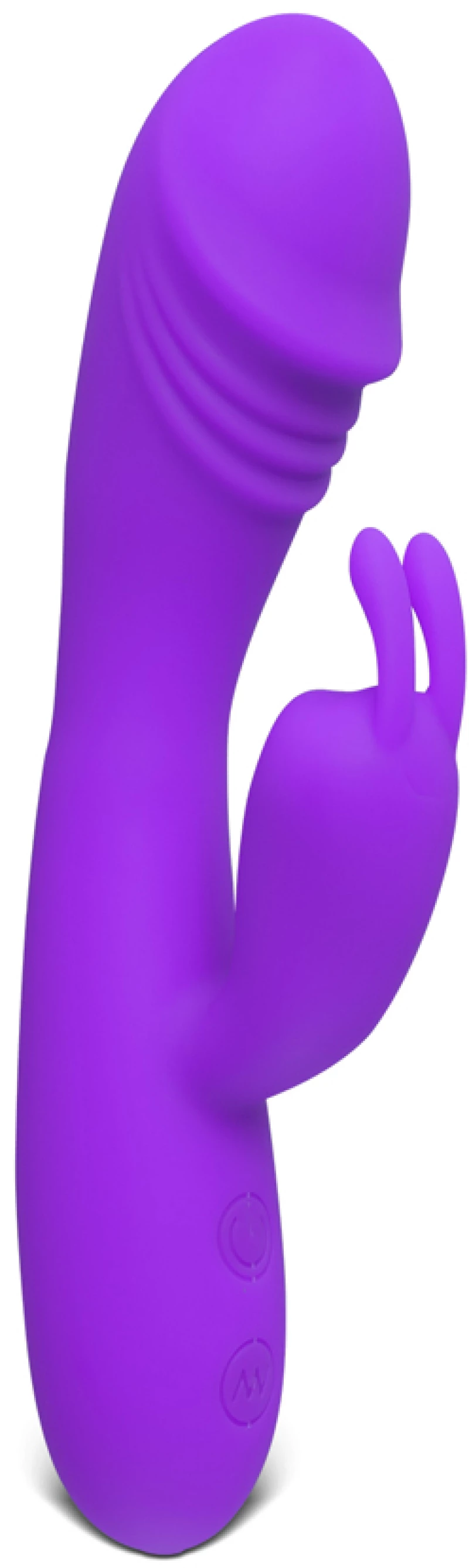 12-Speed Purple Color Silicone Rabbit Vibrator