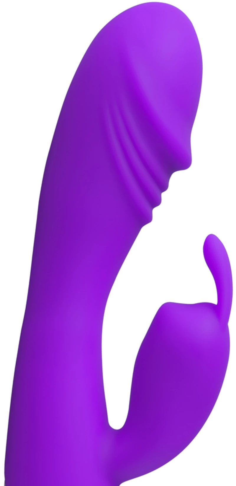 12-Speed Purple Color Silicone Rabbit Vibrator