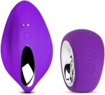 9 Speeds Purple Color Silicone Wearable Panty Vibrator with Wire