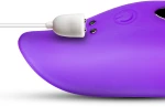 9 Speeds Purple Color Silicone Wearable Panty Vibrator with Wire