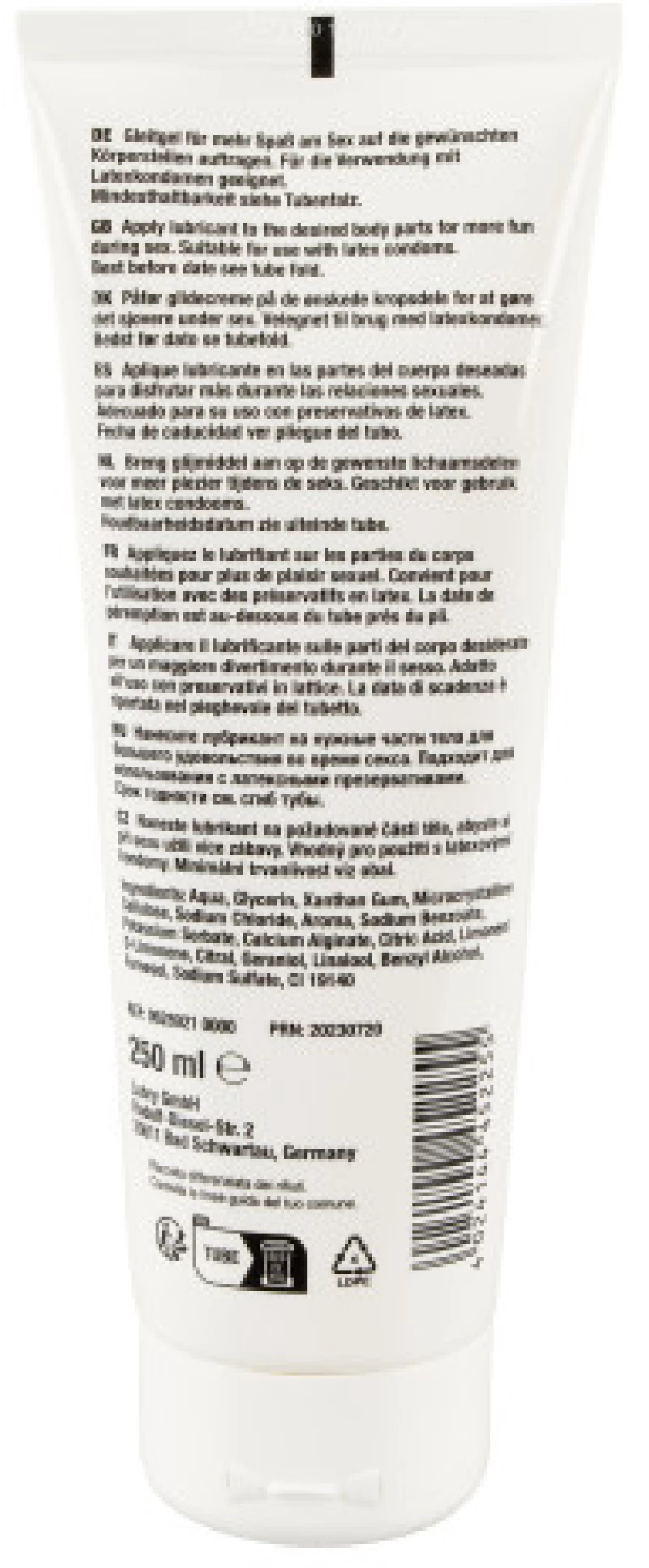 Λιπαντικό τεχνητό σπέρμα ανανάς 250ml