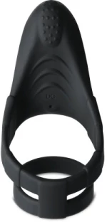 Cock and Ball Ring with Rechargeable perineum vibrator
