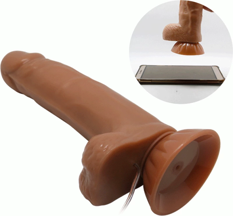 Beautiful Easton Remote controlled Rotating and Thrusting Dildo