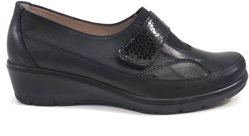 ΓΥΝΑΙΚΕΙΑ SLIP ON MANLISA ΜΑΥΡΑ S271-3050 - Μαύρο